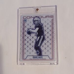2024 Panini CONTOURS DRAKE MAYE #CON-DME NEW ENGLAND PATRIOTS